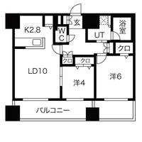 北海道札幌市西区琴似一条3丁目の賃貸マンションの間取り
