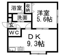クレセール清田の間取り