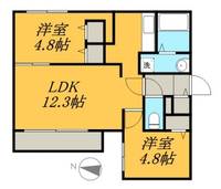 エール学園前0401の間取り