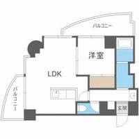 プレサント平和通Ⅱ102の間取り