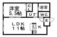 物件の間取り画像