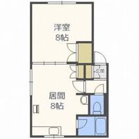 TハイツA205の間取り
