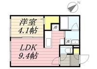 VIA LATTEA本通の間取り