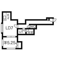 ルポ・プルミエール205の間取り