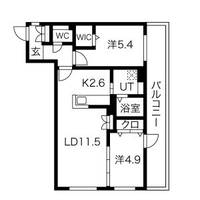 ALPHA GRANDE札幌南4条の間取り