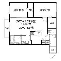 物件の間取り画像
