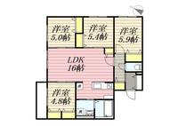 物件の間取り画像