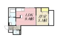 北海道札幌市西区西町北3丁目の賃貸マンションの間取り