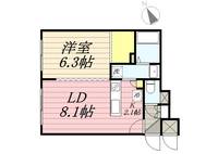 コラージュ琴似の間取り