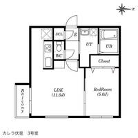 カレラ伏見の間取り