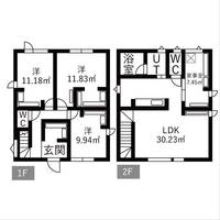 物件の間取り画像