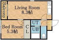コート・モンターニュA301の間取り
