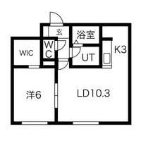 BLANC(ブラン)本町102の間取り