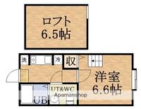 北海道札幌市豊平区月寒東二条6丁目の賃貸アパートの間取り