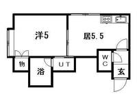 ビブレ月寒西Ⅱ105の間取り