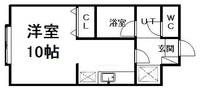 桜館403の間取り