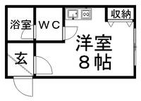 ミズノキングハウス206の間取り