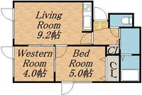 アークタウン西岡Bの間取り