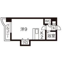 ローヤルハイツ月寒東5407の間取り