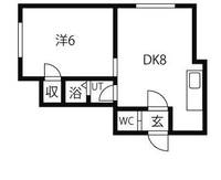 メゾンアルファ203の間取り