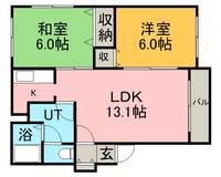 ドミール澄川0402の間取り
