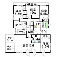 物件の間取り画像