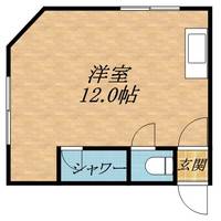 麻生広和ビル302の間取り