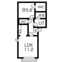 シャーメゾン MーIII101の間取り