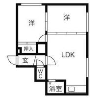 パークハイツ8102の間取り