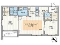 エフュート福住202の間取り