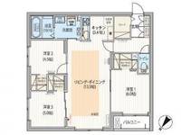 エフュート福住301の間取り