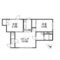白石本通館203の間取り