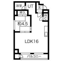 リベルティ大通301の間取り