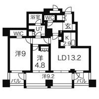 プライムメゾン大通公園1502の間取り