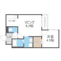 クチュール豊平美園の間取り