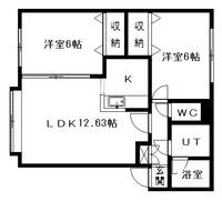 メゾンドゥーズ105の間取り