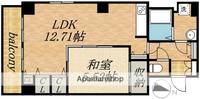 北海道札幌市中央区南六条西1丁目の賃貸マンションの間取り