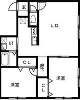 グランディール南五条の間取り