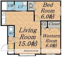 北海道札幌市西区宮の沢二条3丁目の賃貸マンションの間取り