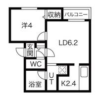 PRESCELTO西線11条501の間取り