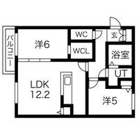 PCHE山鼻 Dの間取り