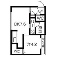 CHERISIS南6条405P3の間取り