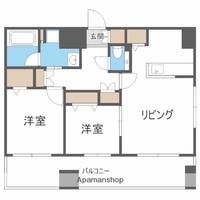 北海道札幌市西区琴似一条3丁目の賃貸マンションの間取り