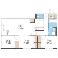 物件の間取り画像