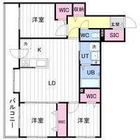 アルファスクエア北22702の間取り
