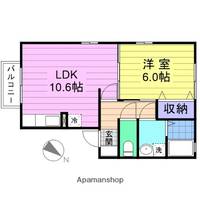 ディアコートFの間取り