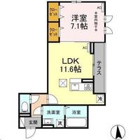 DーROOM MIYAMACHI3の間取り