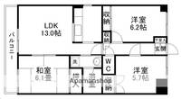 宮城県仙台市太白区東中田1丁目の賃貸アパートの間取り