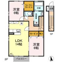 レセンテヴィラTA Tの間取り