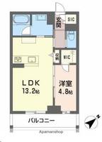CLASSEUM連坊Ⅲ403の間取り